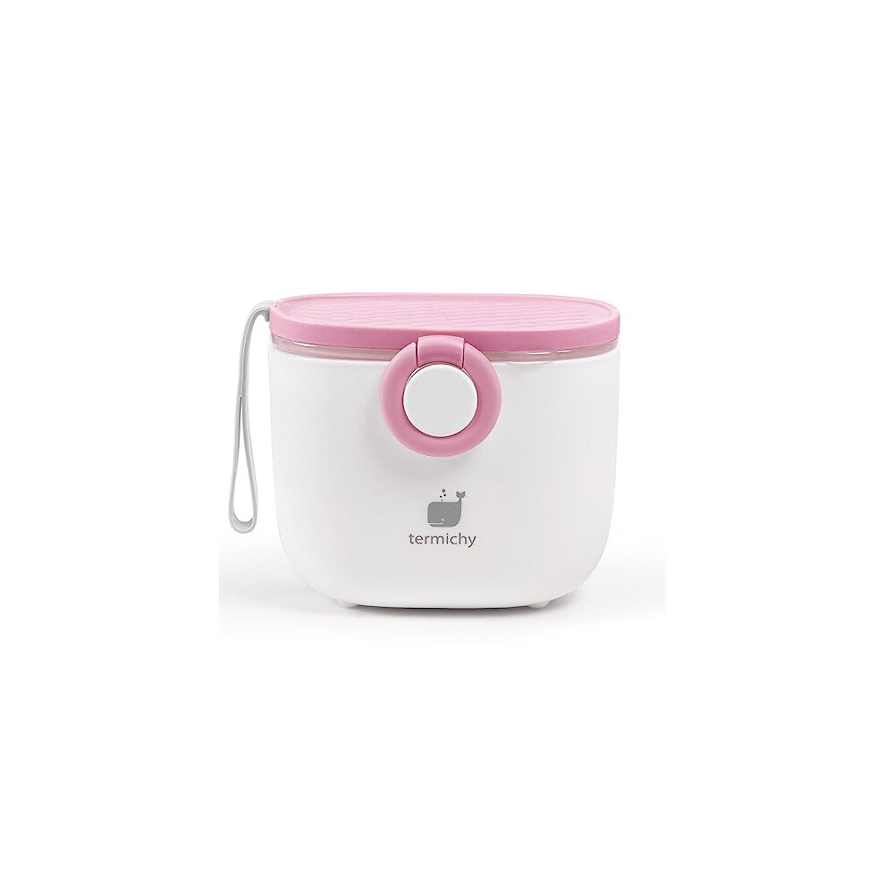 Milk Powder Dispenser Pot - Formula Dispenser For Baby - 250G(Deep ) Pink Termichy