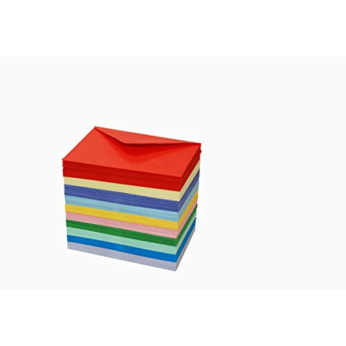 Craft 2284 - 200 5x7" Envelopes In Assorted Colours 1