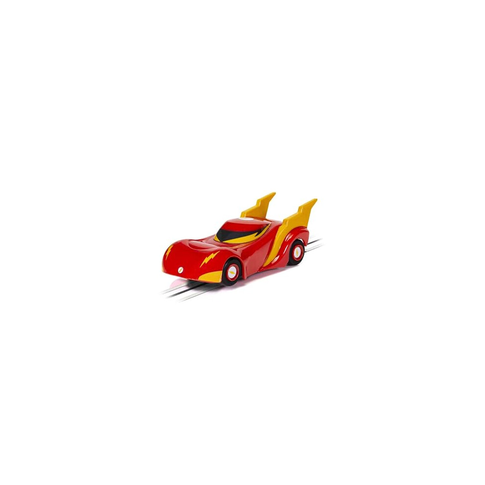 Micro Scalextric Cars - Justice League The Flash - Toy Slot Car for use with Micro Scalextric Race Tracks or Set - Small Kids Gift Ideas for Boy/Girl