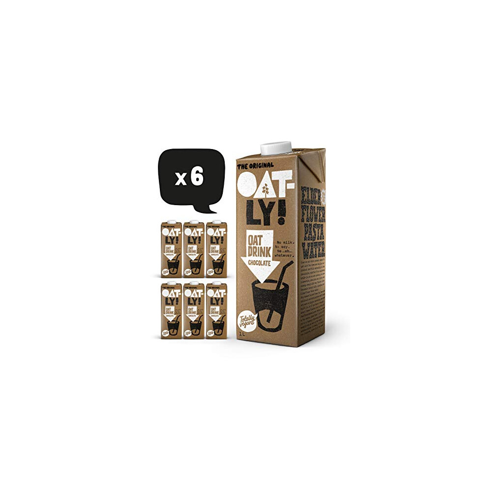 Oatly Chocolate Drink 1 Litre (Pack of 6)