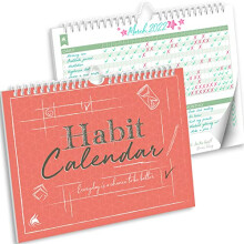 Clever Fox Habit Calendar ? Inspirational Habit Tracker for Atomic Habits ? Colorful Habit & Goal Planner Journal to Boost Productivity & Become Your