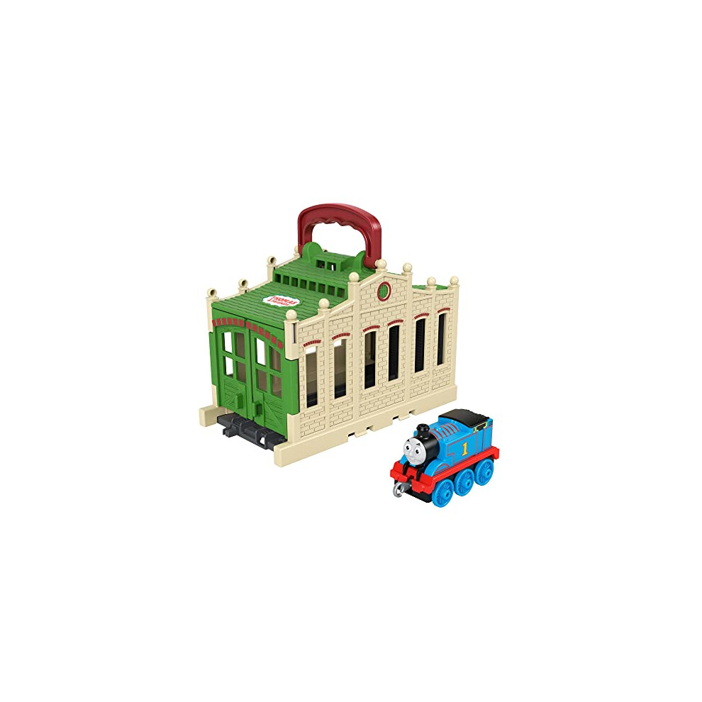 AB Gee abgee 900 GWX08 EA Thomas Push Along-Connect & Go Tidmouth Shed, Multicolour