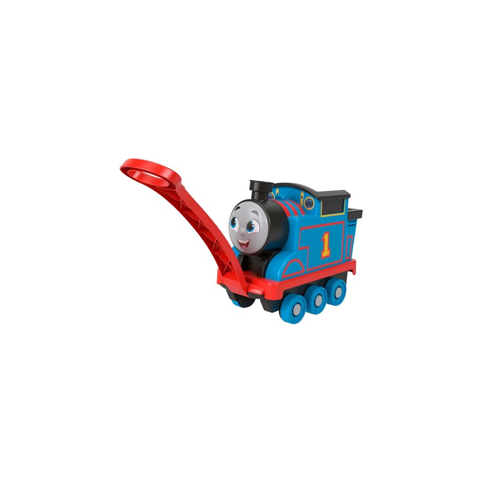 ?Fisher-Price Thomas & Friends Biggest Friend Thomas pull-along toy train engine with storage for preschool kids ages 2 years and older, HHN32