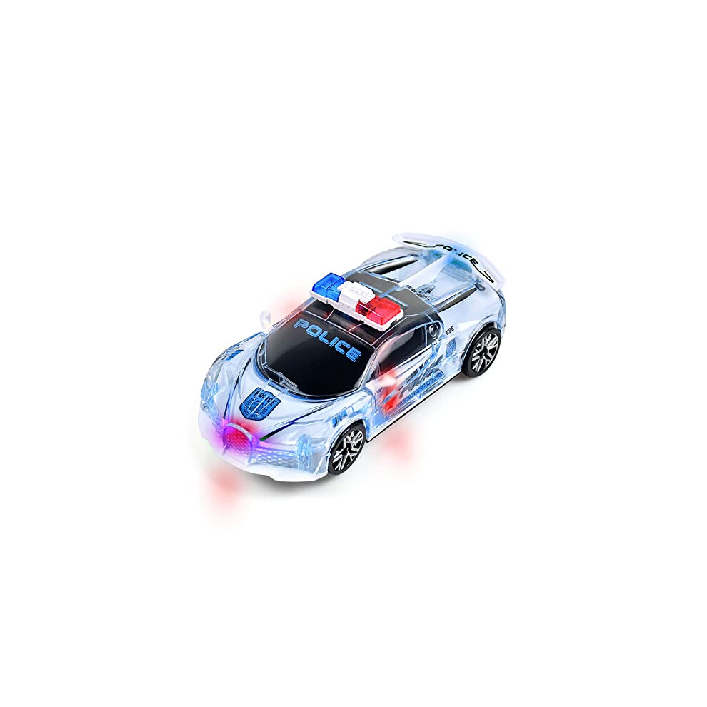 Photos - Toy Car Tuko Police Car Toy with Light and Sound, 1:36 Car Toy for 3+ Years Old Boy and Girl Gift  PV1019(Police Car)