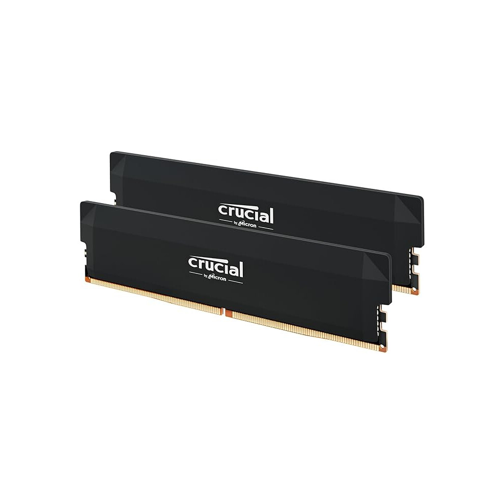 Crucial Pro DDR5 RAM 32GB Kit (2x16GB) 6000MHz CL36, Overclocking Gaming Memory