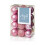 Premier Decorations 24 Pink Multi Finish Baubles 1