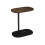 URBN Living (Rustic Brown) C Shaped Wood & Metal Oval Side End Table 3