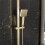 NES Home Nes Home Brushed Brass Square Exposed Thermostatic Shower Kit 4
