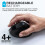 JLab JLab JBuds Ergonomic Mouse, Connect via Bluetooth or USB Receiver, 4