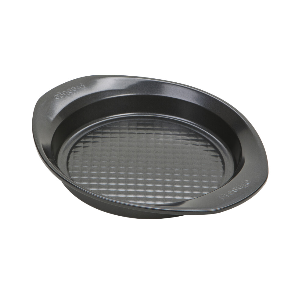 Prestige Create Sandwich Round Tin in Black - Durable Non Stick Bakeware - 8