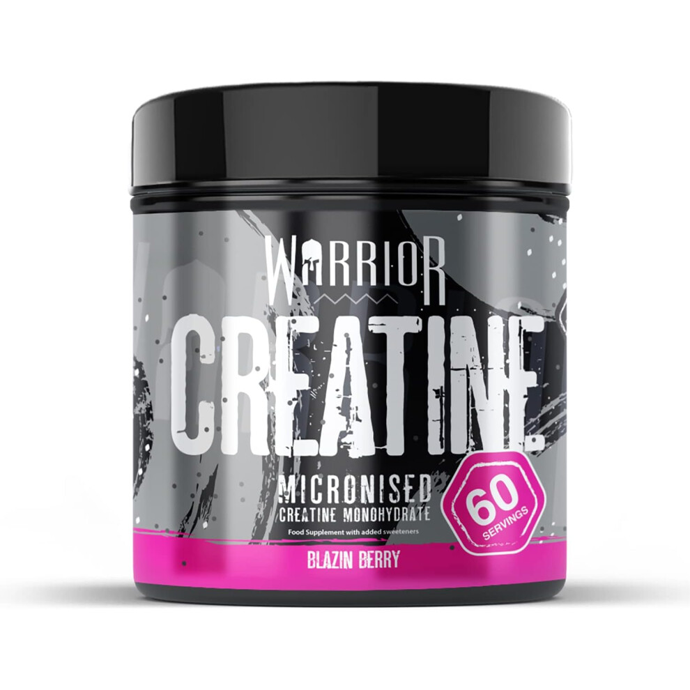 (Warrior Creatine Monohydrate Powder â Micronised for Easy Mixing and Consumption â 100 Percent Pure Creatine â Proven to) Warrior Creatine Mono