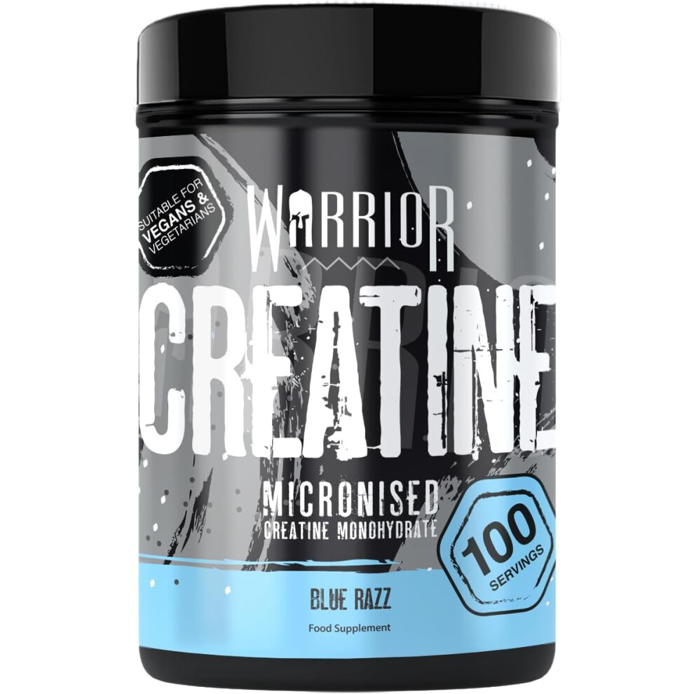 (Warrior Creatine Monohydrate Powder 500g â Micronised for Easy Mixing and Consumption â Proven to Improve Physical Perfo) Warrior Creatine Monohy