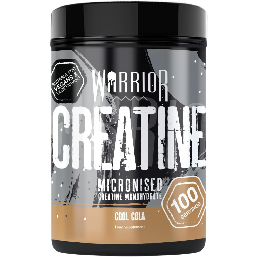 (Warrior Creatine Monohydrate Powder 500g â Micronised for Easy Mixing and Consumption â Proven to Improve Physical Perfo) Warrior Creatine Monohy