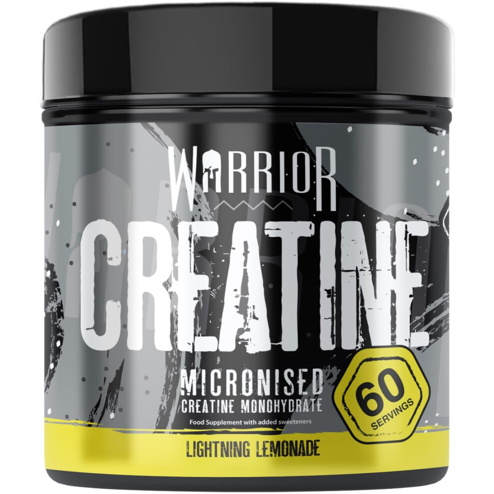 (Warrior Creatine Monohydrate Powder 300g â Micronised â Proven to Improve Physical Performance and Recovery, 5g Servings) Warrior Creatine Monohy