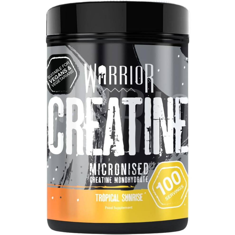 (Warrior Creatine Monohydrate Powder 500g â Micronised for Easy Mixing and Consumption â Proven to Improve Physical Perfo) Warrior Creatine Monohy