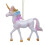 Festive 12cm White Unicorn Christmas Decoration 1