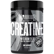 (Unflavoured, 100 Servings (Pack of 1)) Warrior Creatine Monohydrate Powder Micronised for Easy Mixing and Consumption