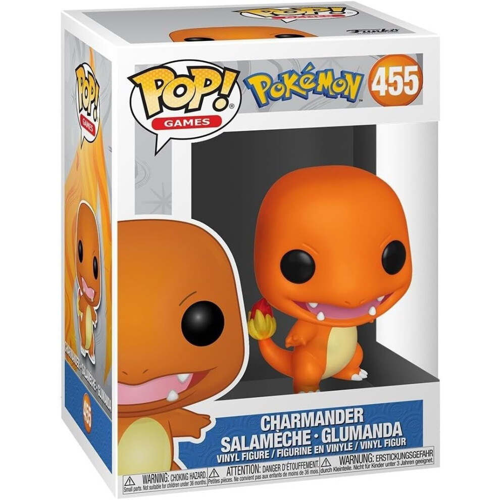 Funko POP! Games Charmander Pokemon Vinyl Figure + Protector