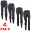 (Charcoal Bottom - 4 Pack, M) 4Pack Mens Thermal LongJohns Winter Warm TopBottom 1