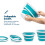 LIVIVO LIVIVO Collapsible Bucket - Turquoise 4