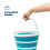 LIVIVO LIVIVO Collapsible Bucket - Turquoise 7