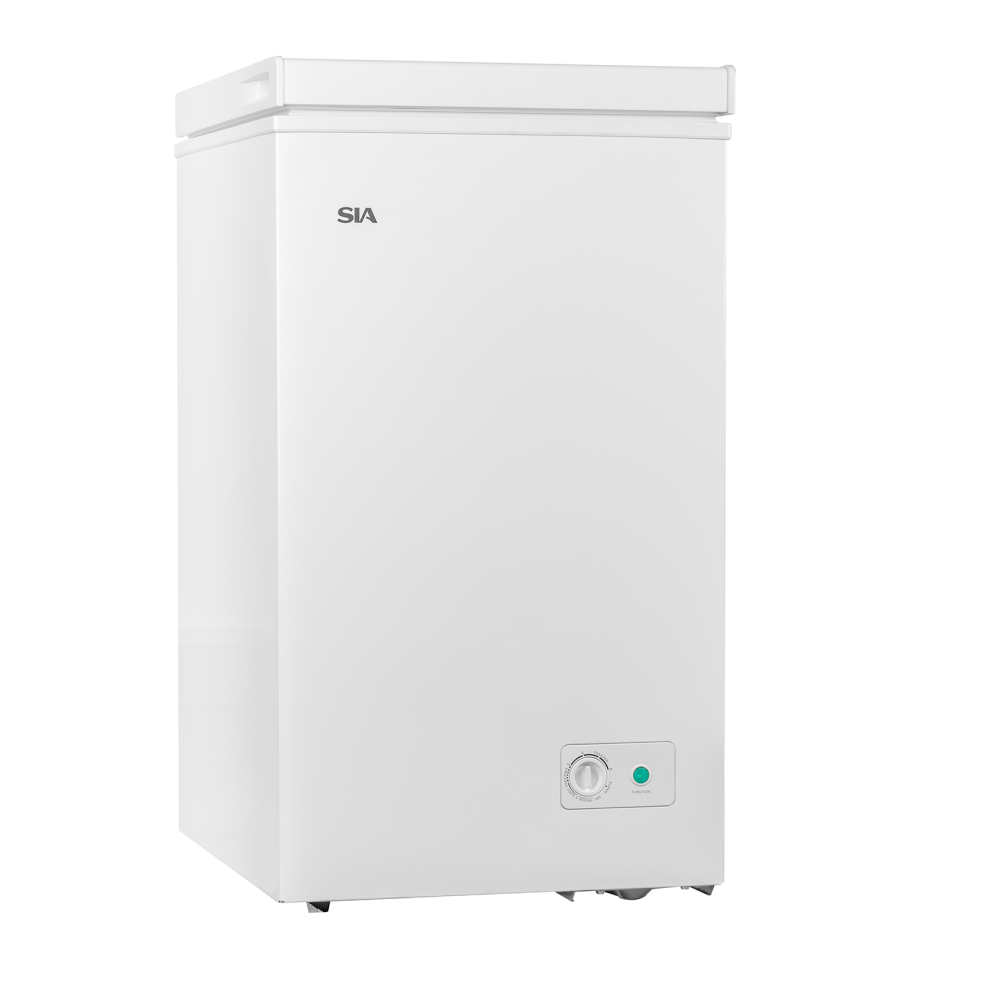 SIA SCF92WE 47cm White Freestanding Compact Chest Freezer 92L