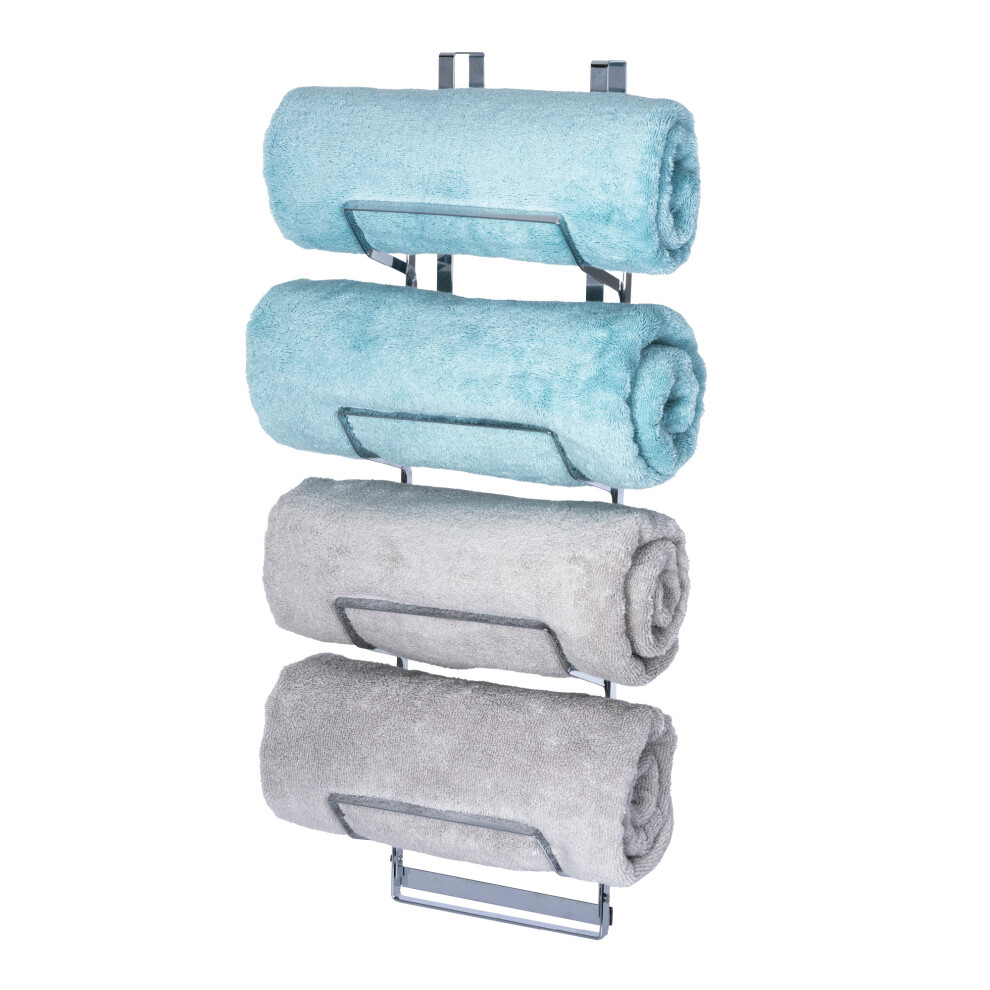 LIVIVO 2-in-1 Towel Rack - Over Door/Wall Mounted
