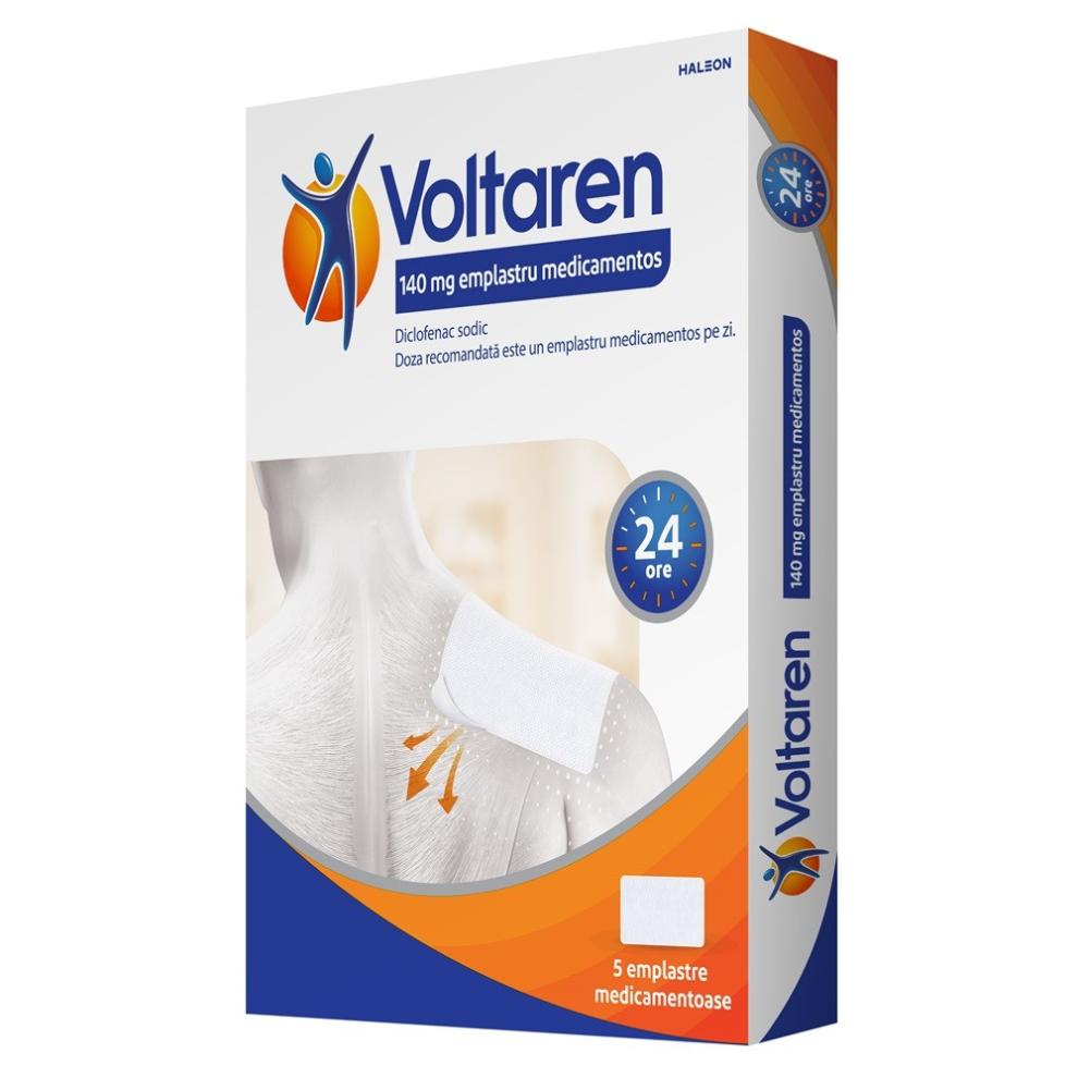 Voltaren, 140 mg medicated plaster, 5 pieces