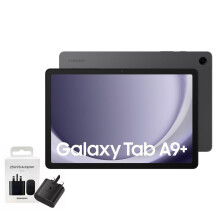 (Graphite) Samsung Galaxy Tab A9+ 64GB 4GB RAM Unlocked to all Carrier, with official 25W UK Adapter (EP-T2510) Retail Pack, (11.0, Inches, Graphite, 5G, 64 GB)