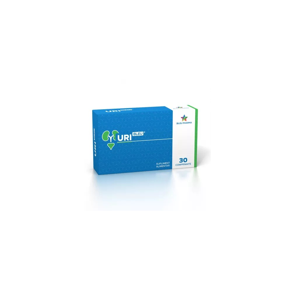 Bleu Pharma Uribleu, 30 Cps. Health Of The Urinary Tract.