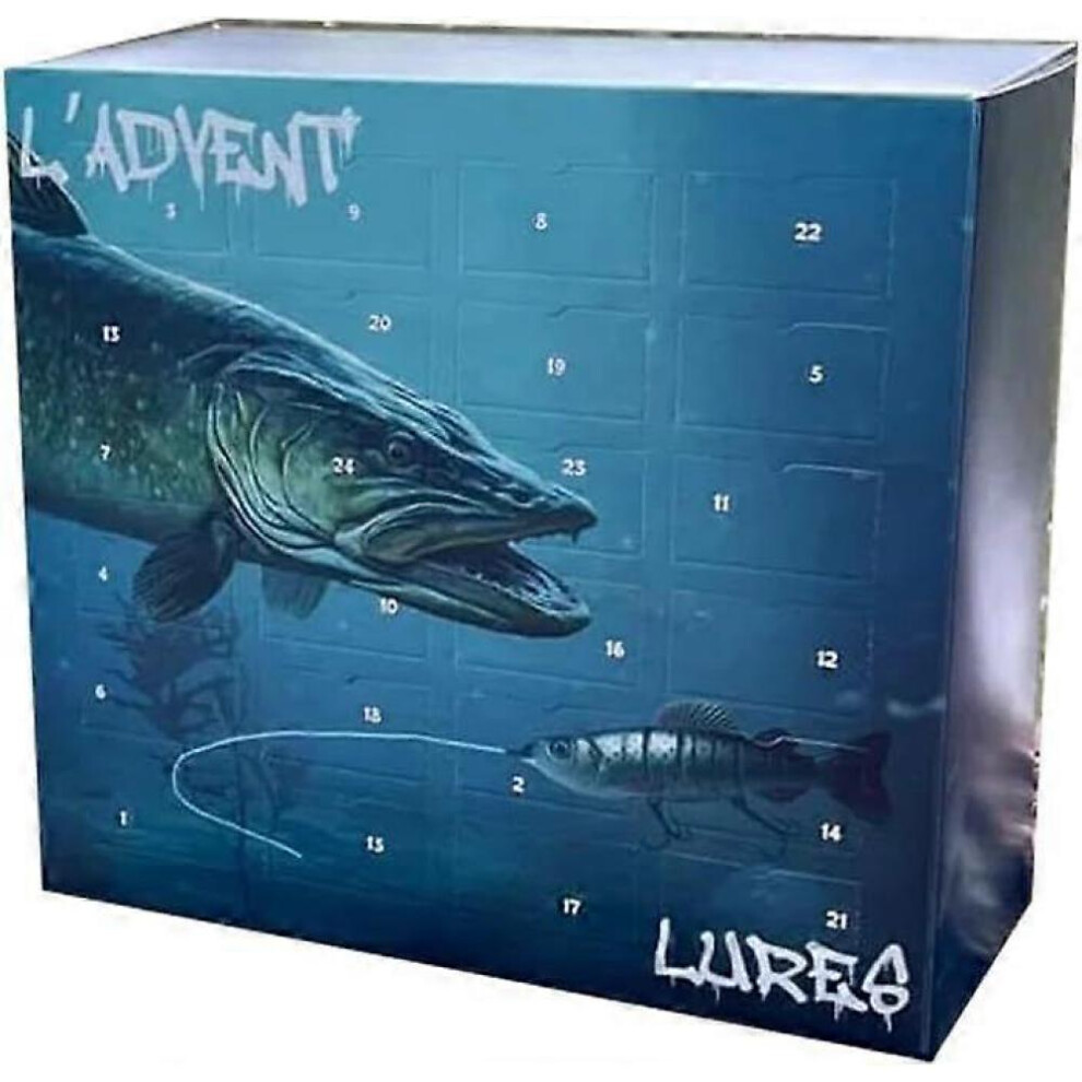 (a) 2024, Fishing Advent Calendar, Fishing Lure Christmas Gifts