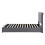 (180*200cm) Upholstered Functional Storage Bed, Velvet, Grey 5