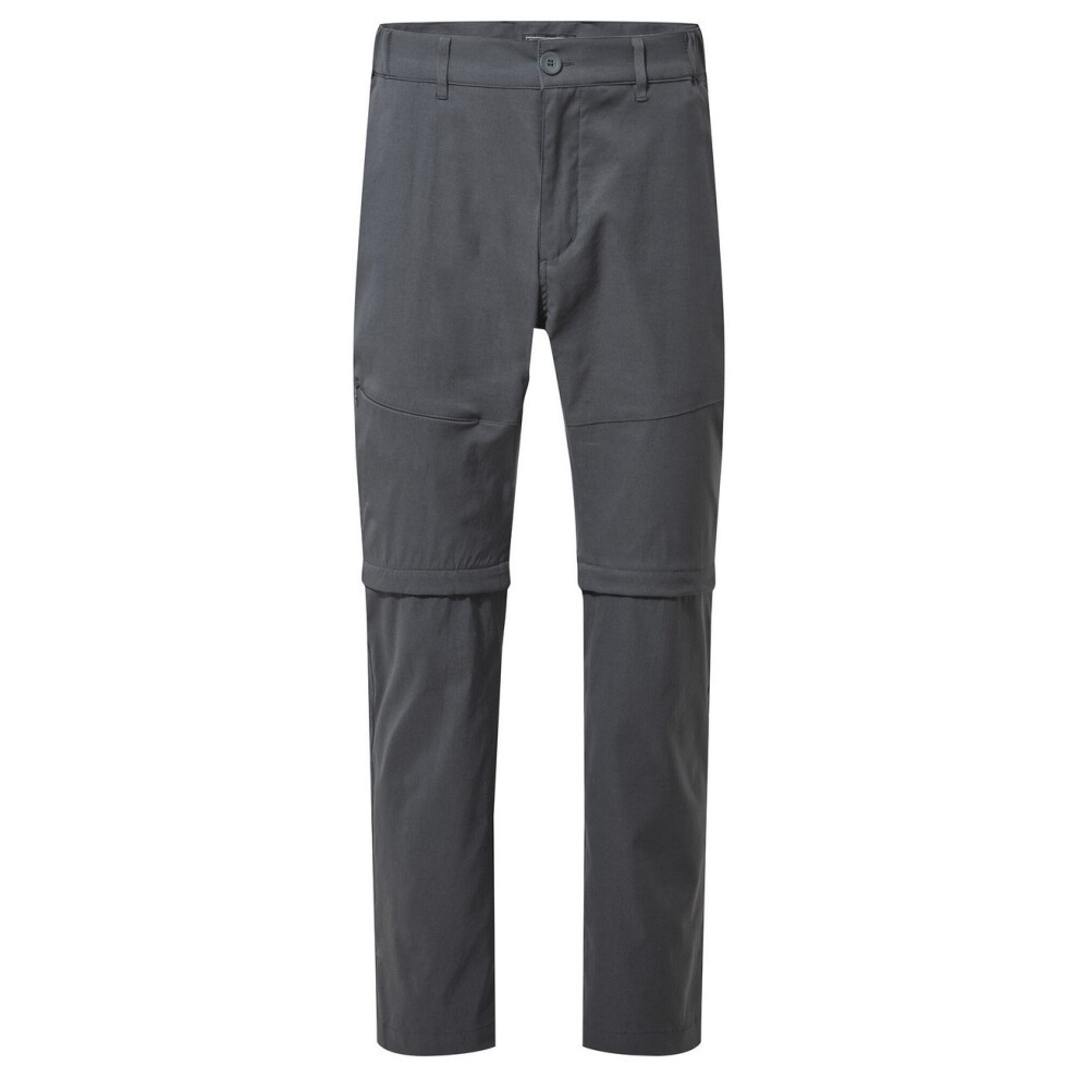 (38R, Lead Grey) Craghoppers Mens Kiwi Pro II Convertible Trousers