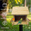 Bingopaw Garten Kardinal hölzerne Vogelhäuschen Futterhaus für hängende Wildvogelfütterung 8
