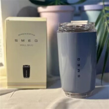 (Grey) 320ml Smeg Coffee Mug Stainless Steel Travel Water Bottle Insulated Cup 4 Colors