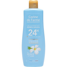 Corine de Farme After Sun Moisture Lotion 24H Enhances Tan 250ml |Soft & Silky Skin |Long-lasting Tan Penetrates Easily |Non-Greasy Sunscreen