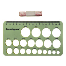 (Mint Green) Flange Size Measuring Tools, Silicone and Soft Nipple Flange Size Measuring Tools, Breast Flange Measuring Tools, Breast Pump Size Measuring Tools