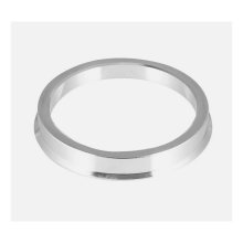 (71.6-66.1) 4pcs Car Hub Centric Rings Silver Aluminum Alloy