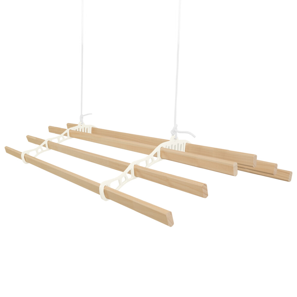 (2.4m Ivory 6 Lath Clothes Airer Ceiling Pulley) 6 Lath Clothes Airer Ceiling Pulley's