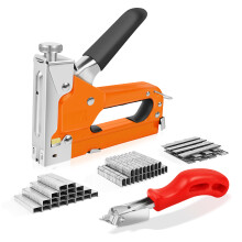 3 in 1 Staple Gun with 3000 Staples (T/U/D Type) and Remover for Upholstery, DIY, Fixing Material, Decoration, Carpentry, Furniture