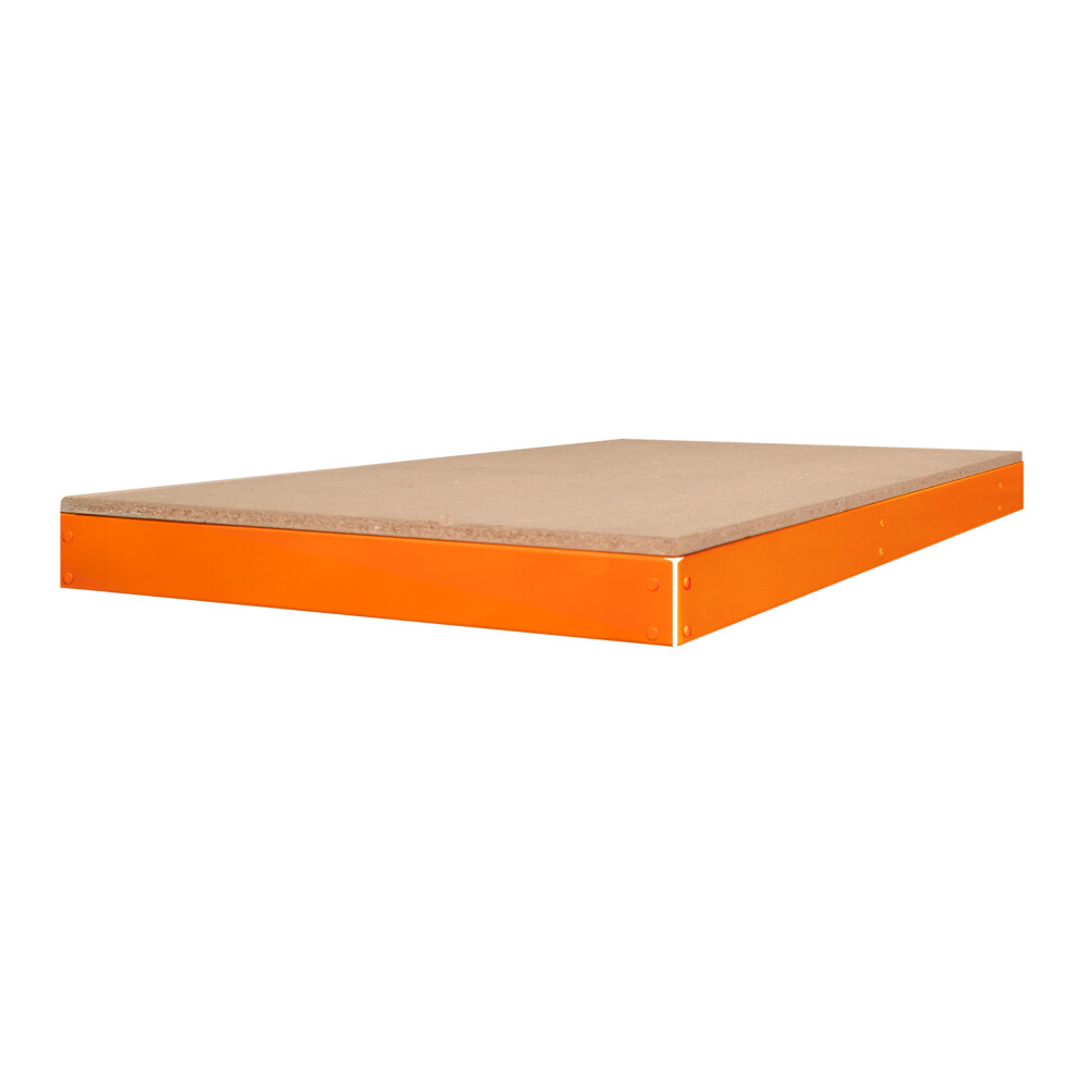 Monster Racking (S-Rax 2 Tier Orange & Blue Workbench Additional Shelf 120Cm X 60Cm) S-Rax 2 Tier Orange & Blue Workbenches