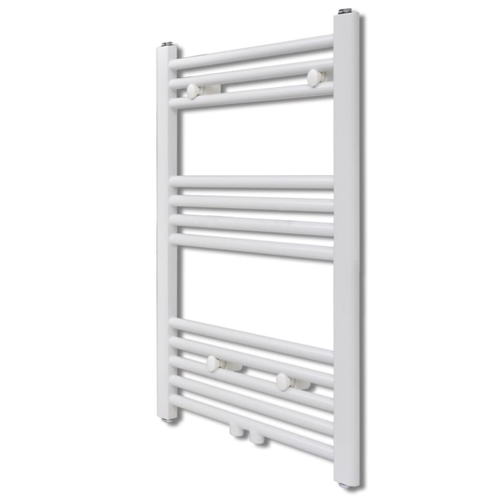 (500 x 764 mm) vidaXL Bathroom Heating Towel Rail Radiator Towel Holder Straight Multi Sizes