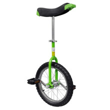 (green, 40.7 cm) vidaXL Adjustable Unicycle Balance Bike Cycle Fitness Green/Red 16inch/20inch