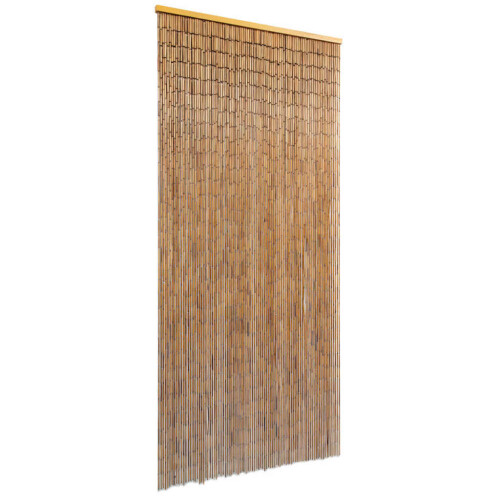 (90 x 200 cm) vidaXL Insect Door Curtain Bamboo 90x200cm Elegant Fly Screen Multi Patterns