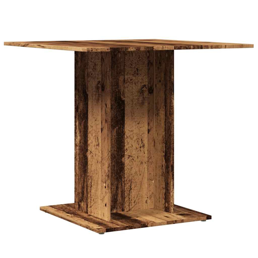 (old wood) vidaXL Dining Table Kitchen Dinner Table Dining Room Table Engineered Wood