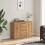 VidaXL (artisan oak) vidaXL Sideboard Storage Cupboard Cabinet Buffet Highboard Engineered Wood 3