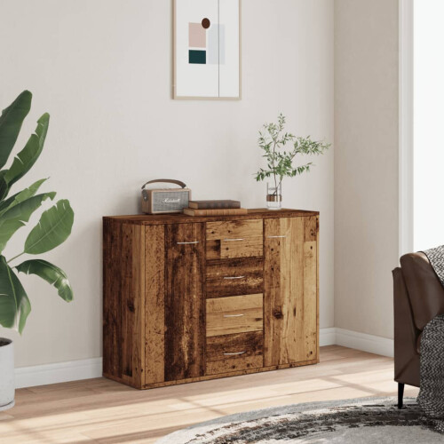 VidaXL (old wood) vidaXL Sideboard Storage Cupboard Cabinet Buffet Highboard Engineered Wood 2