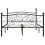 VidaXL (140 x 200 cm) vidaXL Bed Frame with/without Slatted Base Metal Multi Sizes Multi Colours 3