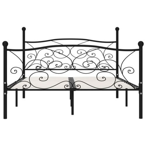 VidaXL (140 x 200 cm) vidaXL Bed Frame with/without Slatted Base Metal Multi Sizes Multi Colours 2