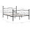 VidaXL (140 x 200 cm) vidaXL Bed Frame with/without Slatted Base Metal Multi Sizes Multi Colours 5